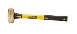 ABC Hammers, Inc.-3 lb. Brass Hammer with 14" Fiberglass Handle