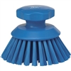 Vikan 3885, Vikan Round Scrub Brush- Stiff This round hand scrub brush is fully color-coded, and features a raised grip that helps keep your hands from touching surfaces and chemicals.