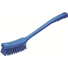 Vikan 4183, Vikan Long-handled churn brush, soft bristles The long handle on this brush allows the operator to reach into parts of equipment that are hard to access. The medium strength bristle is soft enough to create a washing action