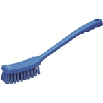 Vikan 4185, Vikan Long-handled churn brush stiff bristles The long handle on this brush allows the operator to reach into parts of equipment that are hard to access.