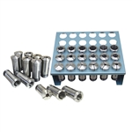 JET 650016, Premium Collet Set 35 PC 5 C with Rack 32ND