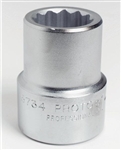 Proto J5754, Proto - 1" Drive Socket 1-11/16" - 12 Point