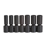 Proto J72147M, Proto - 1/2" Drive 7 Piece Deep Metric Universal Impact Socket Set - 6 Point