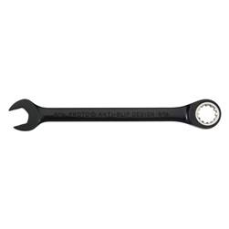 Proto JSCR16, Proto - Black Chrome Combination Non-Reversible Ratcheting Wrench 1/2" - Spline