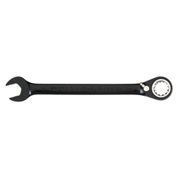 Proto JSCVM06, Proto - Black Chrome Combination Reversible Ratcheting Wrench 6 mm - Spline