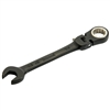 Proto JSCVM10F, Proto - Black Chrome Combination Locking Flex-Head Ratcheting Wrench 10 mm - Spline