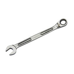 Proto JSCVM27A, Proto - Full Polish Combination Reversible Ratcheting Wrench 27 mm - Spline