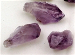 Amethyst Crystal Points Raw 1"