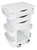 TrippNT Polyethylene Medical Cart 23 x 35 x 19" WHD