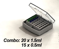 BenchMark Multi-Therm Combo  Block -  20 x 1.5ml & 15 x 0.5ml vials