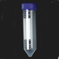 50ml Sterile Conical Tubes -White Graduations - Blue Caps - 500 tubes