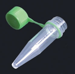 1.5ml Microcentrifuge Tubes -Linked Green Screwcap - 500 Tubes