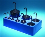 Enamel Hooked Weight Set - 9 weights 10g to 1000g
