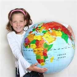 20" Inflatable Earth Globe