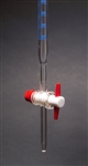 10ml Buret Class A Ind. Certified PTFE Straight Bore Stopcock