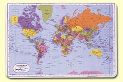 World Map Placemat