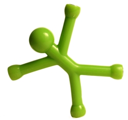 Lime Solid Mini-Q-Men Magnetic Man