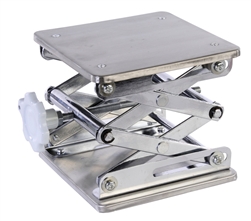 Laboratory Scissor Jack - Stainless 6" x 6"