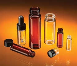 4 Dram Amber Vials Pack of 240 vials