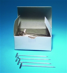 Nickel Plated T-Pins Pack of 100