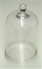 Glass Bell Jar with Knob - 8-1/2" x 15"