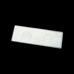 Double Concave Microscope Slides Pk/72