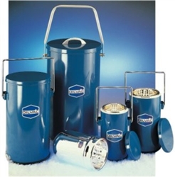 SCILOGEX DILVAC Blue Metal Cased Dewar Flask 10 Liter