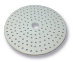 140mm Porcelain Desiccator Plate with Small Holes