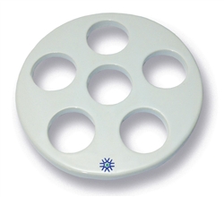 230mm Porcelain Desiccator Plate with Large Holes