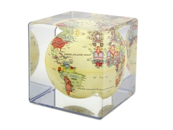Mova Globe Cube Antique Finish