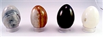 Onxy Stone Egg 2-1/2 inches Tall Natural with stand