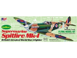 Spitfire Balsa Rubber Band Plane Model