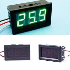 DC Digital Volmeter Panel Display 0-30V Green