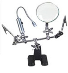 LED Helping Hands Magnifier