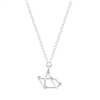 Sagittarius Constellation Necklace -Silver Colored