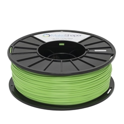 Green Plastic Filament 1.75mm for 3D Printer 1kg