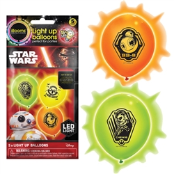 illooms Star Wars Light up Balloons 5 Pack