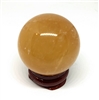 Citrine Sphere w/stand 38mm diameter