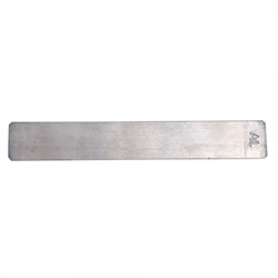 Electrode, Flat Aluminum