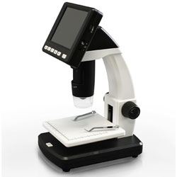 Standalone 5M Digital 1200x Microscope w/3.5" LCD Screen