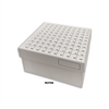 3" FlipTopâ„¢ Cardboard freezer box w/ attached hinged lid, 100-place, white, 50/pk