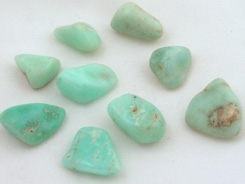 Aquamarine 3/4" -Tumbled