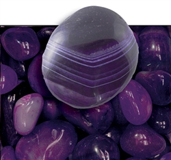 Purple Agate 1" -Tumbled