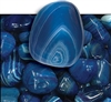 Blue Agate 3/4" Tumbled