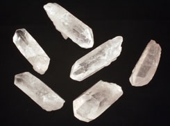 Quartz Points Clear 1.25" Long