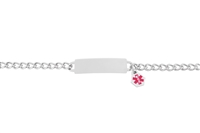 Children's Stainless Steel Medical ID Bracelet