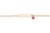 Children's Gold-Plate Link Medical ID Bracelet