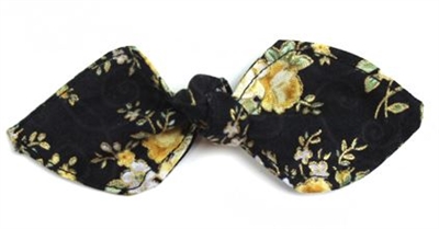 HAIR BOW - Golden Flowers