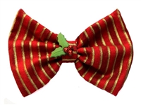 Holiday hair bows for dogs