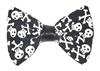 tiny skulls hair bows for halloween